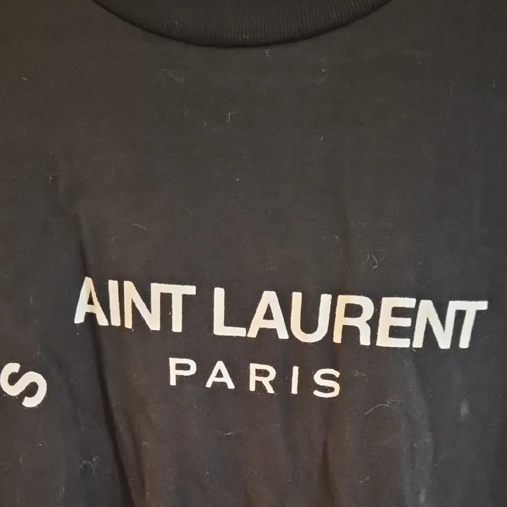 Saint Laurent Black Short Sleeve Tee - Picture 2 of 4